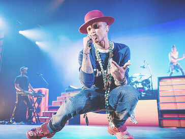 Pharrell Williams' 2014 concert performance, reflecting his role in shaping streetwear culture