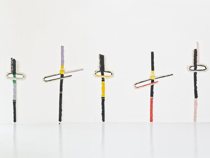 Max Charvolen, Shifting spaces, exhibition view. Courtesy of Ceysson and Bénétière