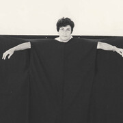 Martha Araújo (Brazilian, b. 1943), Hábito/Habitante (Habit/inhabitant), 1985. Documentation of performance: four black-and-white photographs. 6 7/8 × 8 7/8 in. (17.5 × 22.5 cm) each. © Martha Araújo. Collection of Martha Araújo; Courtesy of Galeria Jaqueline Martins.