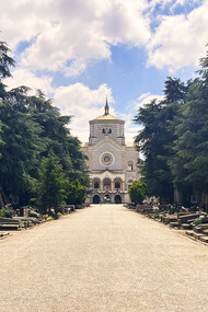 The Monumental Cemetery of Milan, situated in the Garibaldi district of Italy, is a renowned cultural heritage site in Europe
