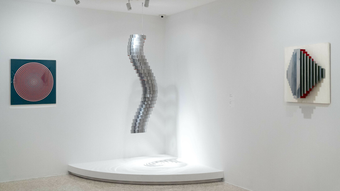 Marianna Gelussi, Oltre il cerchio, vista della mostra. Per gentile concessione della Collezione Peggy Guggenheim