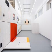 Tilo Schulz, Endless canvas, exhibition view. Courtesy of acb Gallery