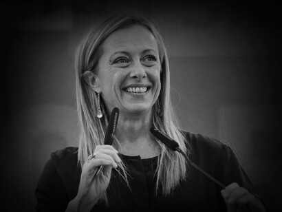 Giorgia Meloni (1977) es una periodista y política italiana, presidenta del partido Fratelli d'Italia