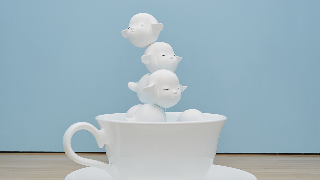 Yoshitomo Nara, Fontaine de vie, 2001/2014/2022. Avec l'aimable autorisation du Musée Guggenheim Bilbao