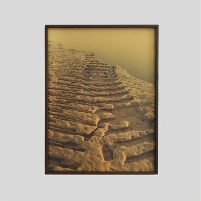 Laura Pugno, Prove d’identità, 2025. Photo print on sandpaper, 80×60 cm. A gentile concessione dell’artista