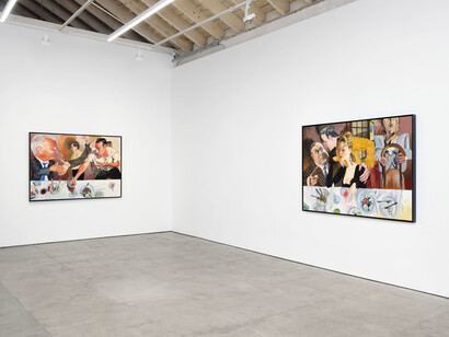 Justin John Greene, Particular dish, exhibition view. Courtesy of Matthew Brown Gallery