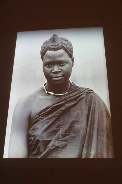 Installation View _My Hair: Black Hair Culture, Style and Politics_ at the Fitzwilliam Museum, Cambridge, 2013. Photo credit: Ines Valle  