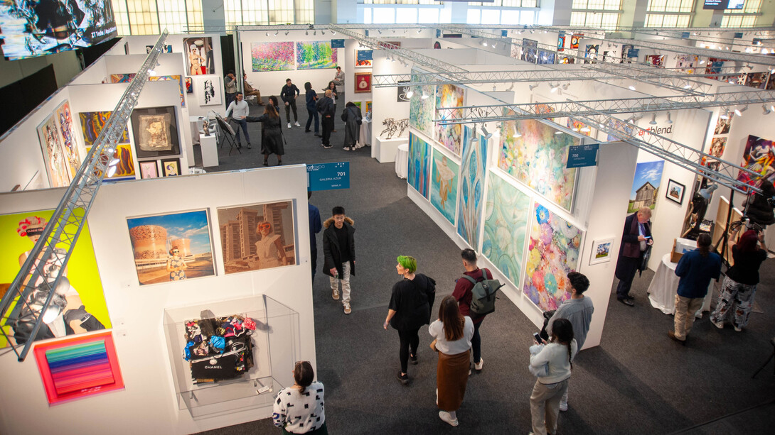 Artexpo New York 2024, exhibition view. Courtesy of Artexpo New York