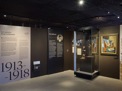 1913-1923: el espíritu de la época, vista de exhibición. Cortesía del Musée du Quai Branly