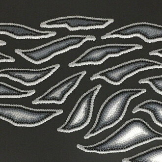 Soaring at Night (black, gray, write). Courtesy of The Coldstream Fine Art