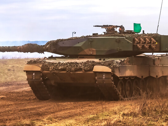 NATO allies conduct drills in Exercise Dragon 2024 as French Leclerc tanks advance steadily across the field