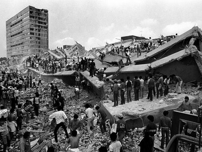 Estragos del terremoto de 1985