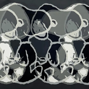 Opake, In life, it's not where you go but who you travel with, 2025. Courtesy of Carousel Fine Art 