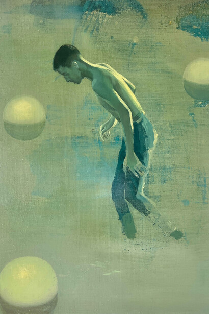 Nabil El Makhloufi, Résonances. Avec l'aimable autorisation de la Galerie d'art L'Atelier 21