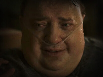 Brendan Fraser en la pelicula 'The Whale' (2023)