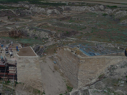 The East Gate of the archaeological site of Gordion, Turkey