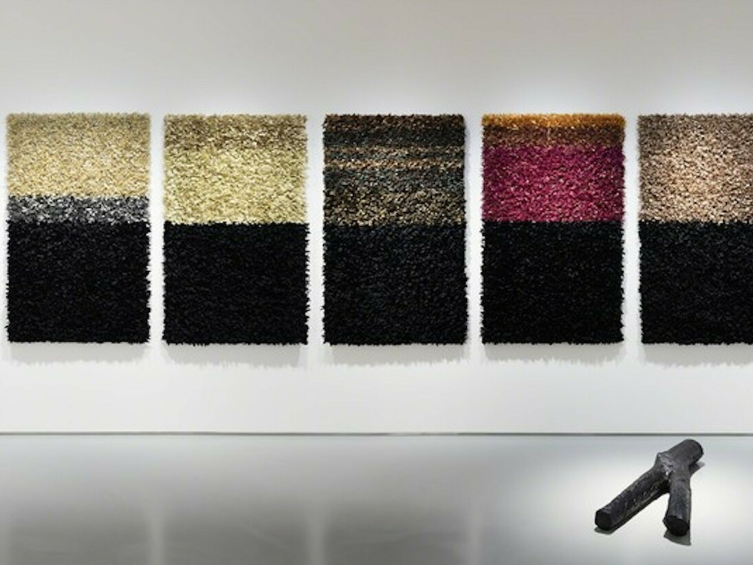 Joël Andrianomearisoa: Last Year in Antananarivo, Exhibition view. Courtesy of Tyburn Gallery