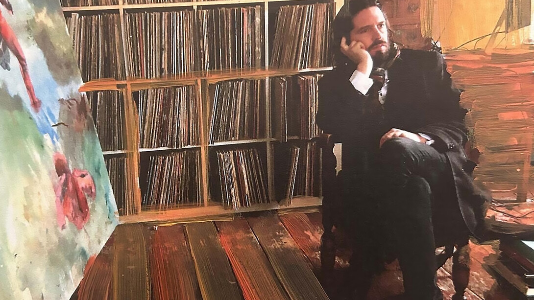 Pato Bosich in his London studio, UK