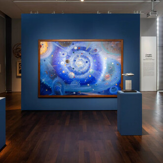 To the stars! Outer space and inner longing since modernism, exhibition view. Courtesy of Arp Museum