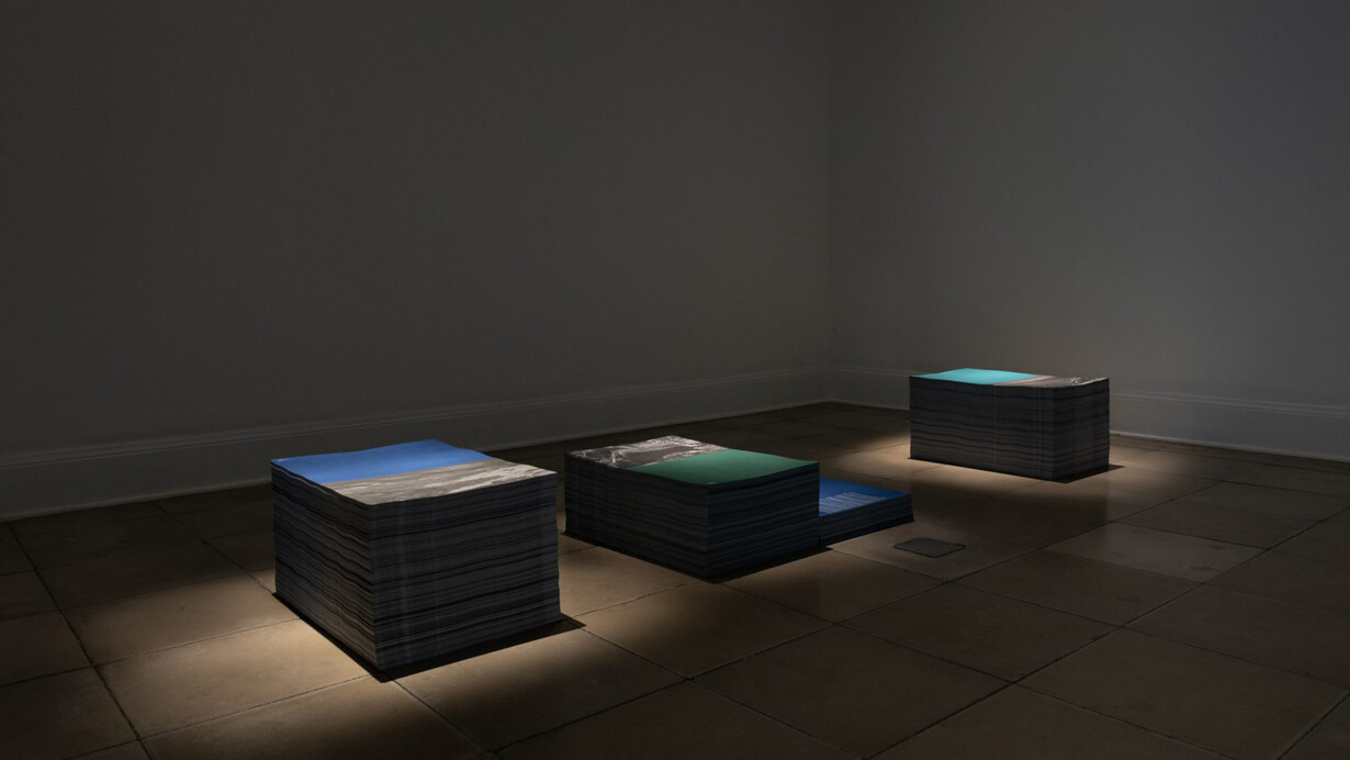 Luz María Bedoya, Other scores of water, exhibition view. Courtesy of proyectoamil