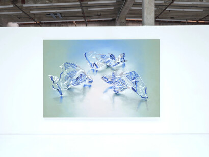 Paul Delaroche, Heart to heart, exhibition view. Courtesy of Hosfelt Gallery