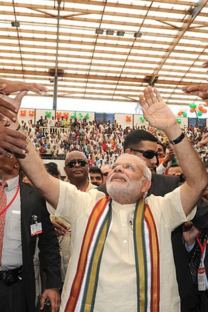 The Prime Minister, Shri Narendra Modi at the Civic Reception, in Mahe, Seychelles on March 11, 2015