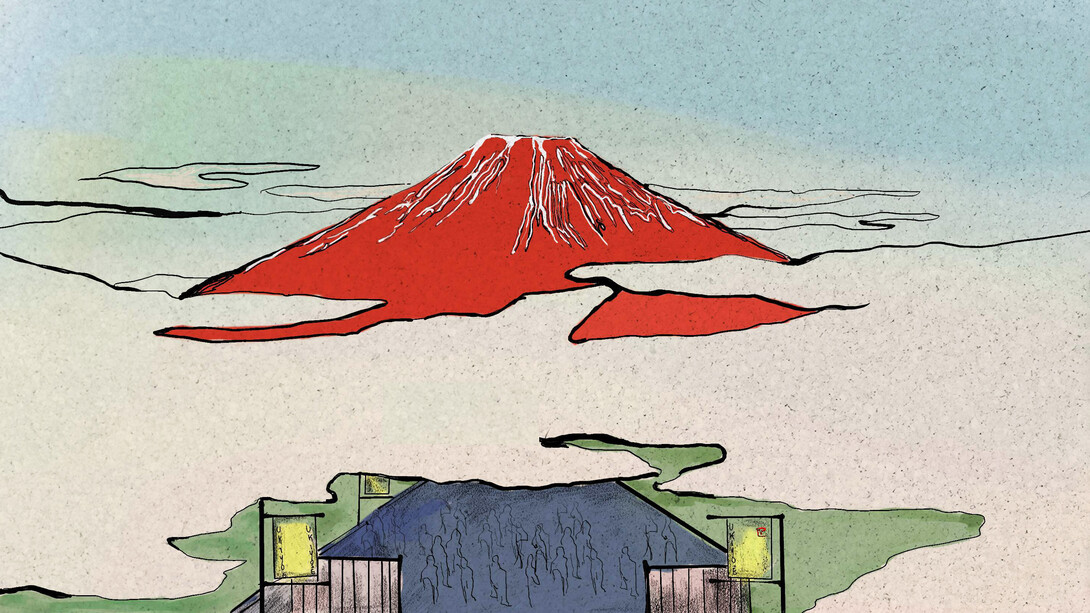 Arte Ukiyo-e, obra de la artista Victoria Piemonte