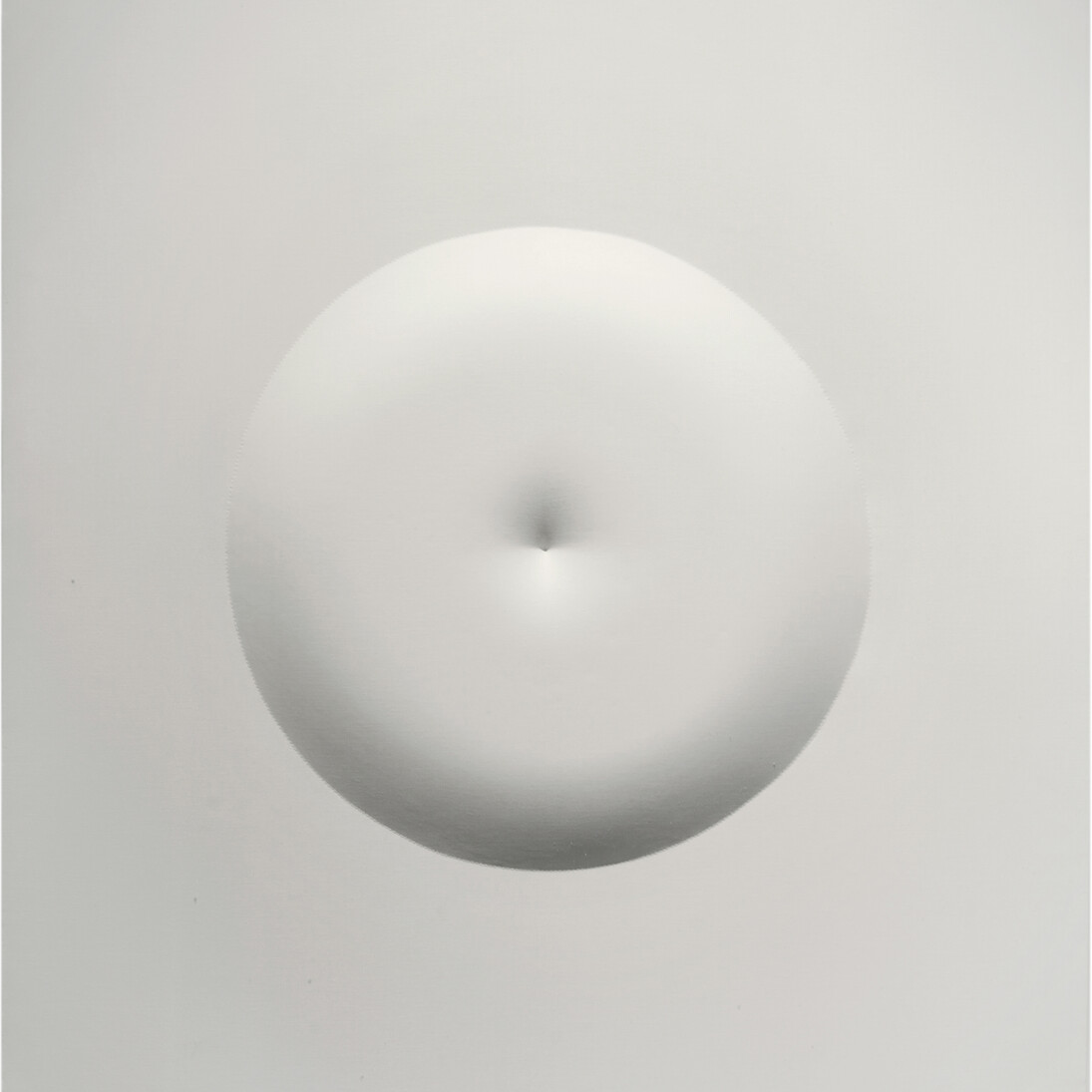 Agostino Bonalumi, Untitled, 1965, shaped canvas and vinyl tempera, 71 × 59,5 cm.
Photo Bruno Bani 
Courtesy Cortesi Gallery
