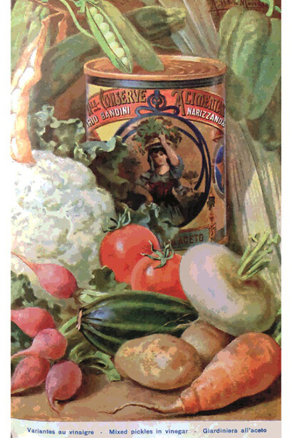 Conserve vegetali, opuscolo, Collezione privata Rossella Coarelli