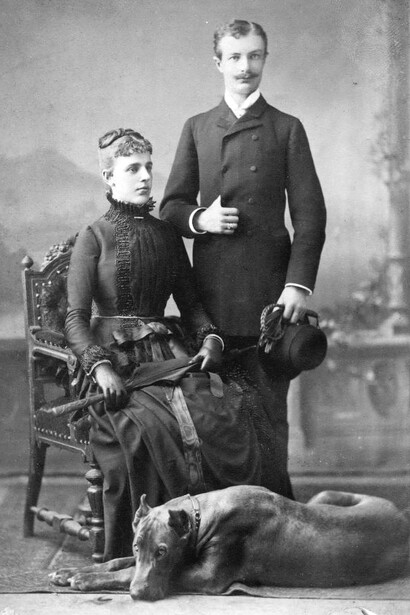 Retrato de una pareja, siglo XIX