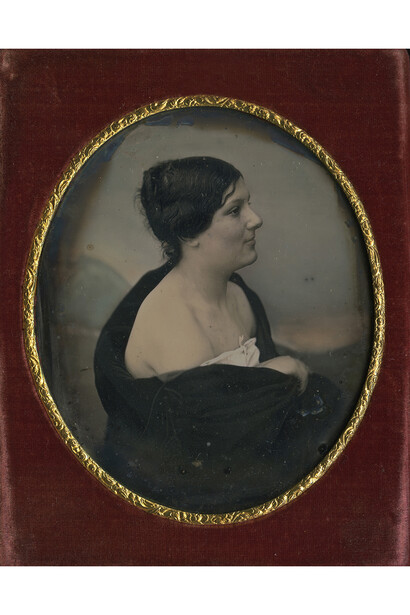 Anonymous portrait of a woman, Daguerreotype, c.1830