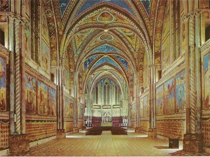 Assisi, Basilica Superiore di San Francesco.  
