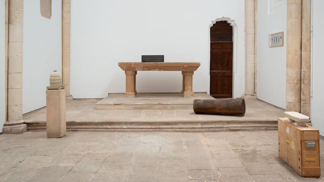 Ian Hamilton Finlay, Fragments, exhibition view. Courtesy of Kewenig Gallery