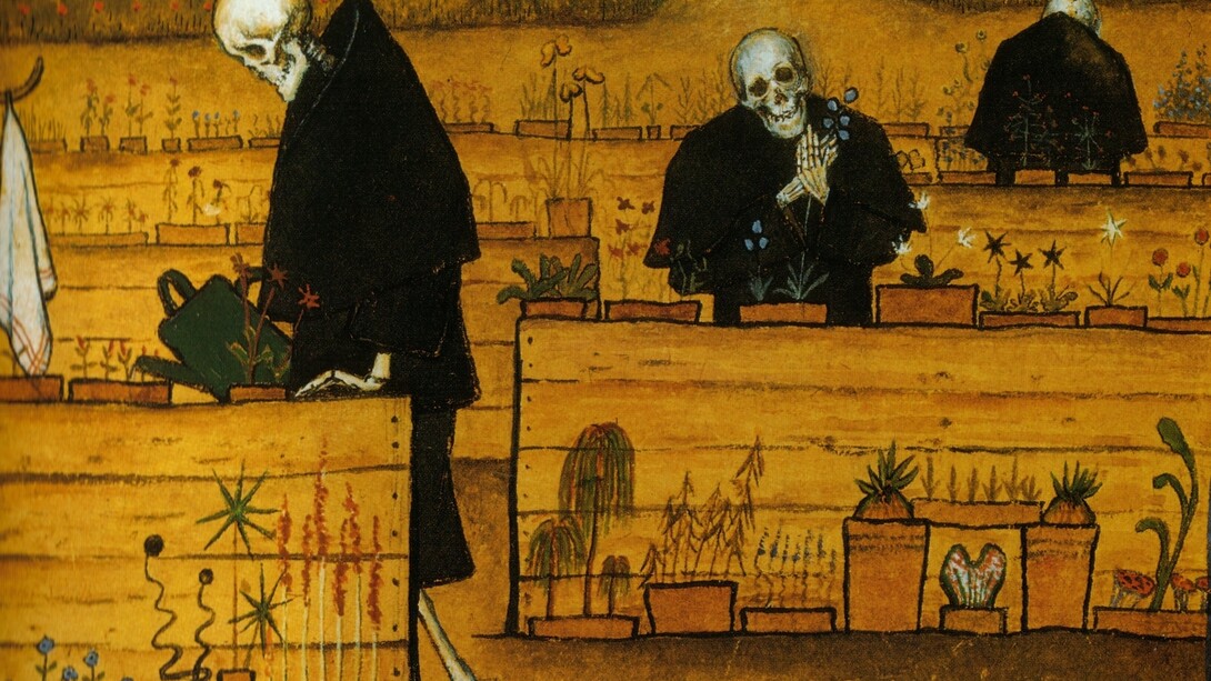 «Kuoleman puutarha» (1896), Hugo Simberg 