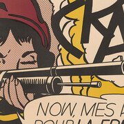 Roy Lichtenstein, Crak! [print] (detail), 1963 [often given as 1964]. Courtesy of Morgan Library & Museum