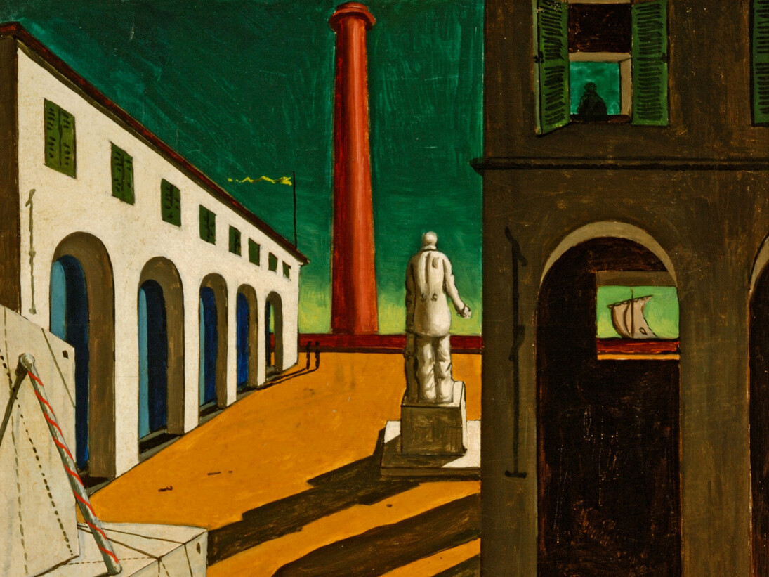 Giorgio de Chirico, Enigma della partenza, 1914
Parma, Fondazione Magnani Rocca © Fondazione Magnani Rocca


