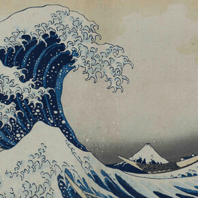 Hokusai Manga, the great wave and the digital. Courtesy of MOA Museum of Art