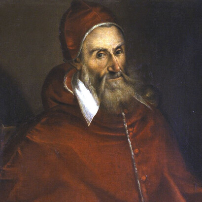 Bartolomeo Passarotti, Retrato del papa Gregorio XIII (detalle)