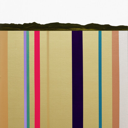 Gama, Riding Alone for Thousands of Miles #7, 2012, Mixed media, 24 1/2 x 21 in.