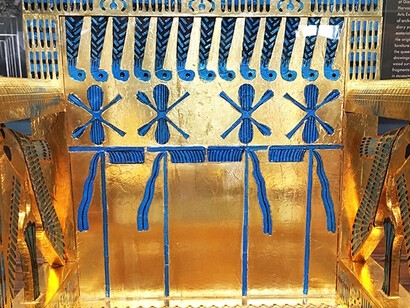 Recreating the Throne of Egyptian Queen Hetepheres. Courtesy of The Harvard Semitic Museum