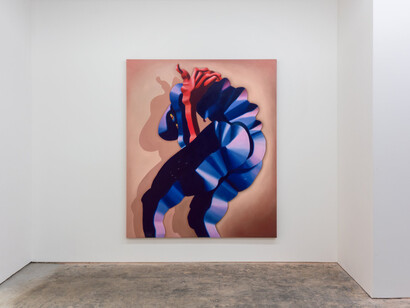 Cathrin Hoffmann, I Agree With Your Look Of Horrified Realization, 2020, Oil on canvas, 190 x 160 cm – Courtesy of the artist and Public Gallery