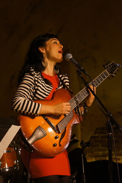 Camila Meza performing at Winter Jazzfest during APAP 2016 in New York City. Photo: Catalina Maria Johnson
