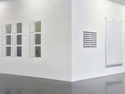 Anna Ridler, Trace remains, exhibition view. Courtesy of Galerie Nagel Draxler