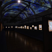 Artisti vari, Tesori impressionisti: Monet e la Normandia, veduta della mostra. Cortesia del Palazzo Reale di Palermo