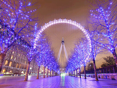 La Noria luce espectacular en Navidad