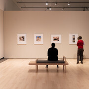 Laura Aguilar, Nudes in nature, exhibition view. Courtesy of Phoenix Art Museum