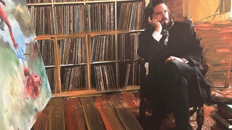 Pato Bosich in his London studio, UK