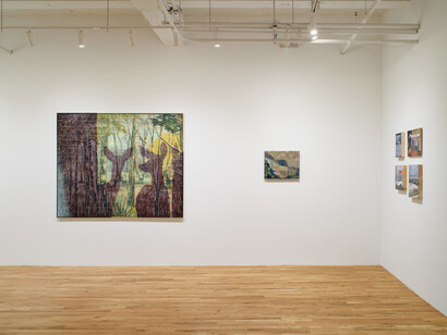 Various artists, Outside, exhibition view. Courtesy of Fleisher/Ollman Gallery
