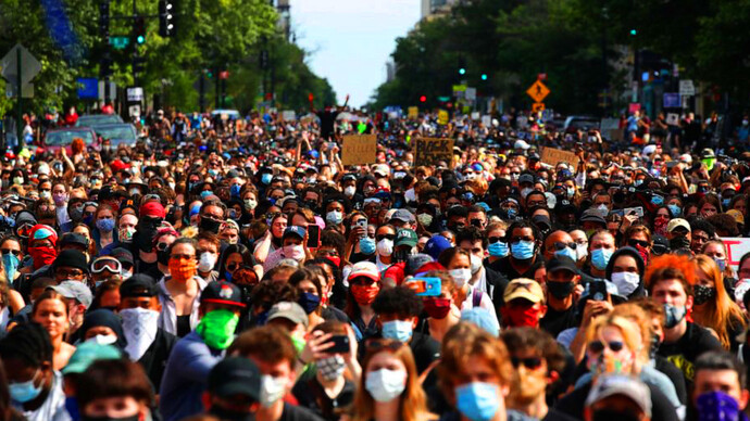 Manifestazione per George Floyd