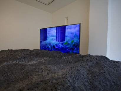 Installation view of Jim Woodall, 'Landscapes of Uncertainty' at Marsden Woo Project Space (2014) photo © Philip Sayer, courtesy of Marsden Woo Gallery, London  